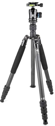 SIRUI AM-1204K Trépied léger en Fibre de Carbone avec Rotule K-10X | Convertible en Monopode