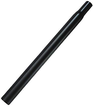 SENQI Sattelstütze aus Aluminiumlegierung, Durchmesser 25,4 / 27,2 / 28,6 / 30,4 / 30,8 / 31,8 / 33,9 mm × 350 / 450 / 500 / 530 mm (25,4 x 350 mm), Schwarz.