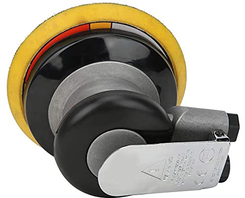 Ponceuse de Polissage Pneumatique de 5 Pouces 125 Mm, Ponceuse Orbitale à Air, Avec Une Vitesse de Polissage éLevée et Une Douceur de Polissage éLevée, Pour Le Papier de Verre de Roue de Polissage