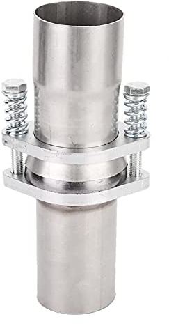 Reparaturrohrsatz, hohe Zuverlässigkeit Exquisite Verarbeitung Stabile Leistung Universal 2,5 Zoll Edelstahl Quick Fix Auspuff Federbolzen Flansch