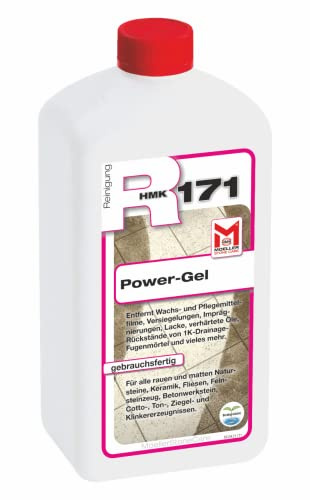Moeller Stone Care - HMK R171 Power-Gel - 5 Liter - Gebrauchsfertiger Spezialreiniger in Gelform, für Raue und Matte Natursteinen, keramischen Platten uvm.
