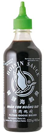 Salsa Hoisin 455 ml vegana para cocina asiática marinados wok y dip textura densa sabor dulce salado umami