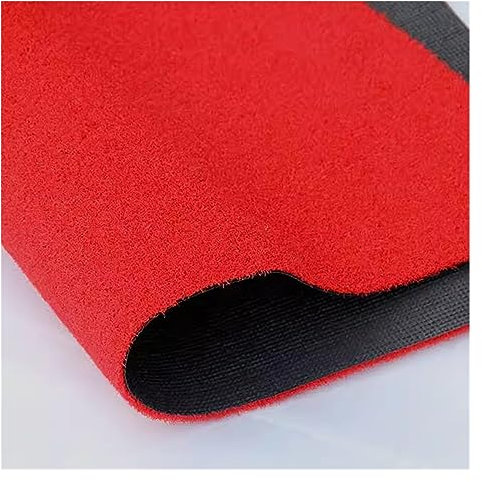Rasenmatte für den Garten, Kunstrasenteppiche für die Terrasse, mit Drainagelöchern, Kunstrasenmatte für Haustiere, strapazierfähige, weiche Gartengrasrolle für Hochzeitsbankette (Farbe: Rot