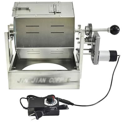 Tostador De Granos De Café De 3,4 L, Panadero De Granos De Café De Acero Inoxidable Con Forma De Tambor De 28 W, Freidora De Granos Con Calefacción a Gas Para Granos De Café, Semillas De Sésamo, Soja