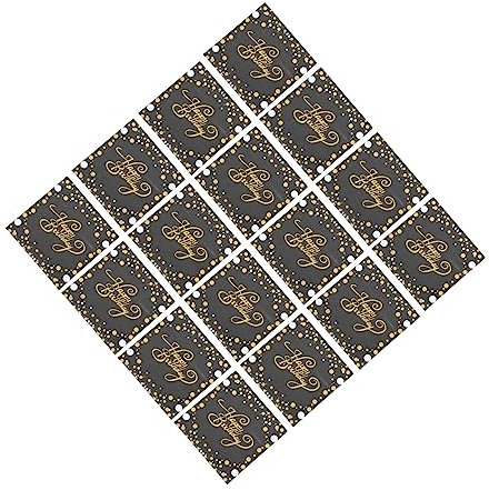 Amosfun 400 Stk Papierserviette party sachen party decoration party tischdeko Festzubehör Adornos para mesa de Praktische Serviette Golddekor Partei Gewebe Tischservietten Dekoration Black
