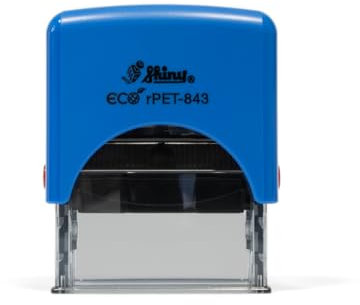 Personalisierter Stempel 47 x 18 mm für bis zu 4 Zeilen - mit eigenen Texten und Logos - Selbstfärbender Firmenstempel, Bürostempel, Adressstempel