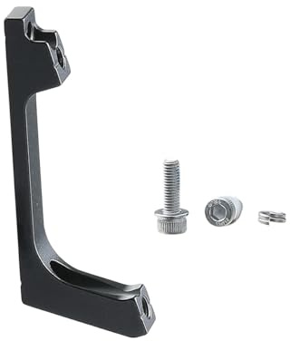 Remeiven Scheibenbremsenadapter für Rennrad, Flach/Post Mount Caliper Adapter für 140/160mm Scheibenbremse Rotor Vorne Hinten Montage