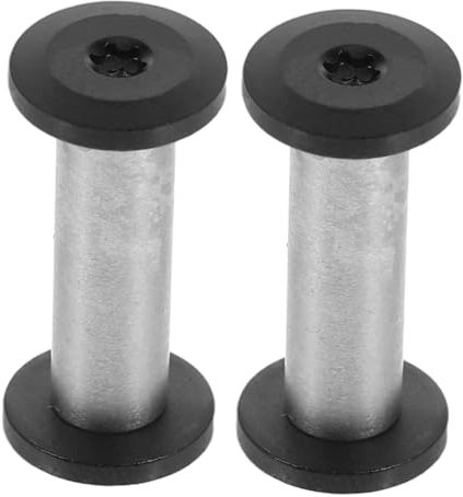 PRETYZOOM 2piezas Tornillo De Manija Para Cierre Metálico Ajustables Tachuela De Acero Inoxidable Para Proyectos De Bricolaje y Encuadernación