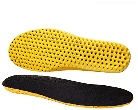 Insättningssula 1 par ortotiska skor och tillbehör sulor ortopediska minne skum sport support insats kvinna män skor fötter sålar Gel Insättningssula(Noir,44-45 27.5cm)