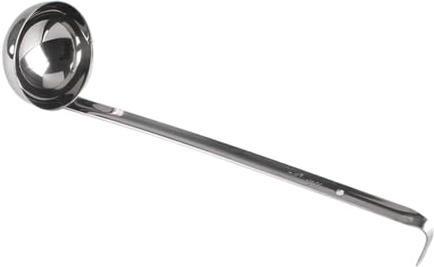 Petites louches et cuillères en acier inoxydable légères et portables pour toutes les occasions Louche à soupe Convient pour toutes les occasions Type 4