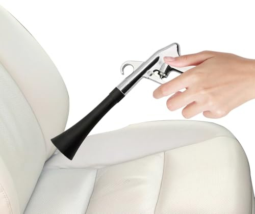 Generico Soffiatore per Dettagli Auto,Soffiatore ad Aria per Dettagli Interni Auto | Utensile di Soffiaggio ad Alta Pressione per Auto per Rimuovere Sporco da Vanomotore, Fessure Sedili e Tappezzeria