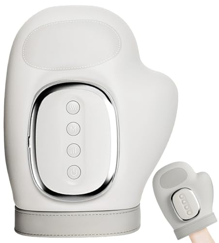 Hand Massager Osteoarthritis, Hand Massager, Electric Massager, 3 Modes & 5 Strengths, with Thermotherapy, Human Hand Similar Kneading, Gifts for Family and Friends