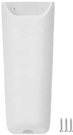 HERCHR Support de poignée de treuil Marin, 24,2 x 9,5 x 5 cm en PVC pour treuil de Bateau, Support de Rangement pour poignée de manivelle de Yacht, Organisateur de matériel de Pont, (Blanche)