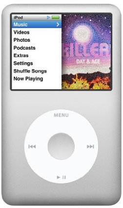 Apple iPod Classic 160GB MP3 Player 2.5-Inch 7th Generation - Silver (Refurbished)