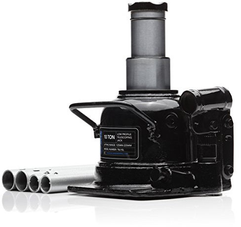 SGS 10 Tonne Low Profile Telescopic Bottle Jack | 100mm Stroke