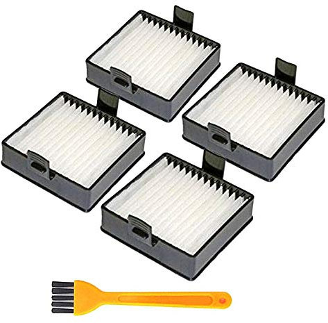 Chuancheng Filter mit Reinigungsbürste für Ryobi P712/713/714K Staubsaugerzubehör, 4 Stück