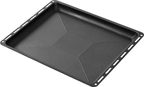 ICQN Bandeja de horno con revestimiento antiadherente | Adecuado para Bosch Siemens Neff Constructa | Bandeja de goteo antiadherente para horno | Resistente a rayones | 46 x 37,5 x 3 cm