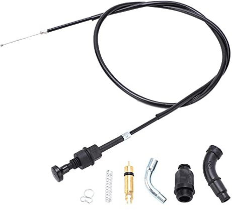 Akozon Choke Cable Starter Valve Plunger Kit Carburetor Choke Cable and Plunger Choke Starter Valve Kit Choke Cable and Starter Valve Plunger Kit for Rancher 350 TRX350FE 4x4 ES 2006