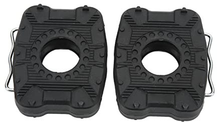1 Paar Fahrradschlosspedale, Fahrradpedalkonverter mit Sechseckigem Anti-Rutsch-Design für Klickpedal-zu-Flachpedal-Adapter