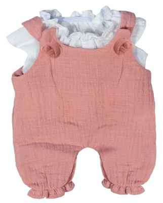 Miniland - Vestiti per Bambola da 32 cm, Accessorio di Abbigliamento per Bambole, Salopette e Camicetta Estivi