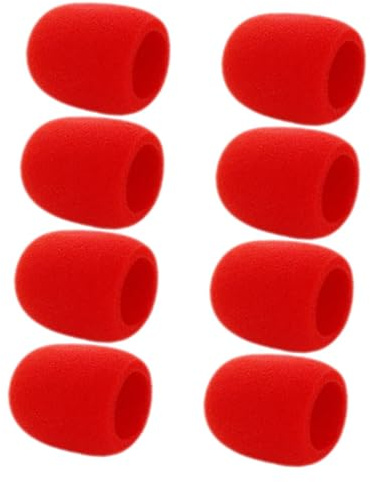VINTORKY 8stücke Teiliges Mikrofon-windschild Handmikrofone Mikrofonabdeckung Für Ktv Und Bühnenauftritte Schalldämpfend Und Staubdicht