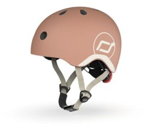 Scoot & Ride - XXS - S size kids helmet (MOCHA)