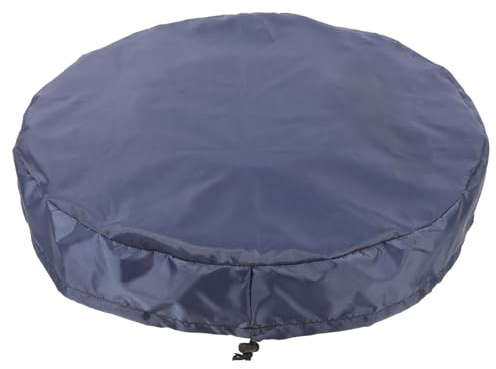 Yardenfun Copertura per Secchio Oxford 210D 65X10Cm Copertura Antipioggia per Barile da 55 Galloni Cordoncino Regolabile Protezione Esterna per Secchi Chimici e Industriali