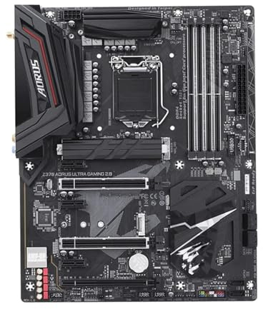 Carte mère Carte mère Gaming Fit for Gigabyte Z370 AORUS Ultra 2.0 avec RGB Fusion et Intel LGA1151 ATX 2xM. Crossfire