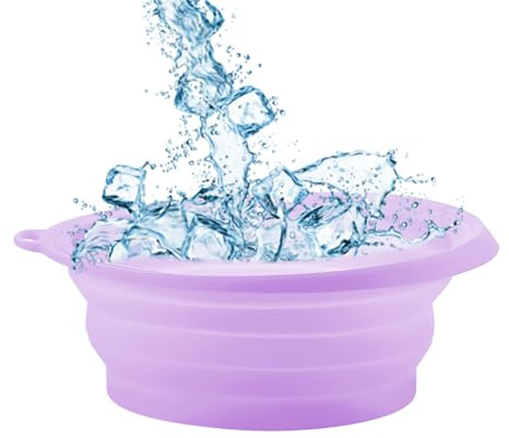 Face Plunge Bowl Cold Mold Silicone Foldable Washbasin Cooling | Foldable Basin Beauty Skin Care for Women Men Home Bath SPA
