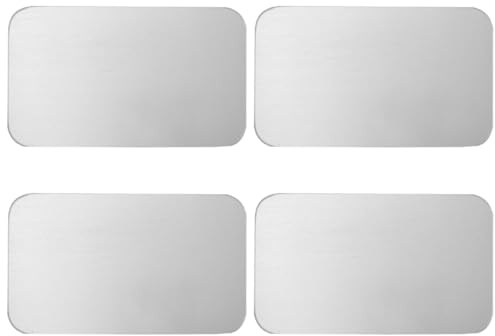 Luxshiny Tappetino Refrigerante per Animali Domestici 12x8 Cm, Set 4 Pezzi, Piastra di Raffreddamento Estiva per Criceti, Conigli e Piccoli Animali, Resistente ai Morsi, Adatto per