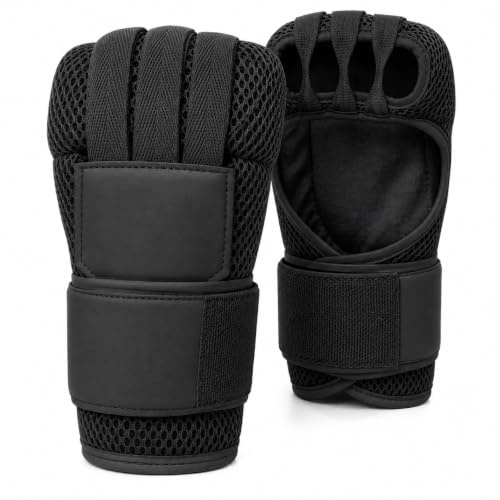 alpas Fast Wraps Boxbandagen - Quick Wrap Innenhandschuhe mit Knöchelschutz - Boxbandagen für Boxen, MMA, Muay Thai & Fitness - Schnelles Anziehen - mit Handgelenksbandage