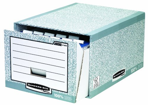 Bankers Box System Schubladenarchiv (Folio/Legal Format) 5 Stück grau