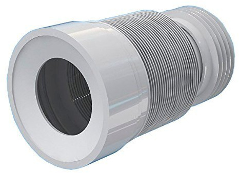 230-500mm Toilette Toilette Toilettenabflussrohr flexiblen Verbinder Erweiterungs Mundharmonika Wasseraustritt