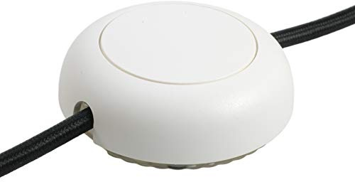 EHMANN 2460x0800 Elektronischer Schnurdimmer T24.08 weiß, Phasenanschnitt, 230V, 50Hz, Leistung: LED 3-55 W, 5-150 W/VA