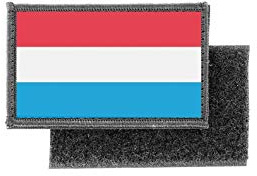 Aufnäher patch aufbügler gedruckt flagge fahne luxemburg
