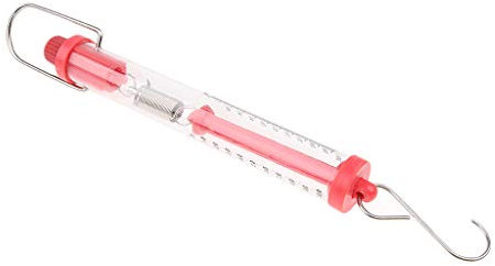 dailymall 10N Kraftmesser Federwaage Für kommerziellen und den pädagogischen Gebrauch (Rosa)