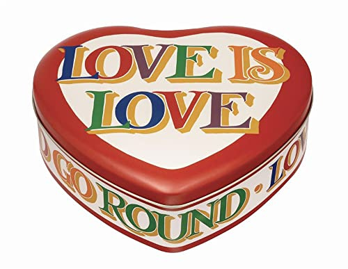 Elite Gift Boxes Emma Bridgewater Brighter World Large Heart Valentine Love Heart Shaped Tin 250 x 230 x 78mm
