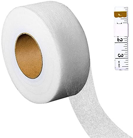 MIPIACE Saumband zum Aufbügeln Waschfest 640×4cm Bügelband zum kürzen Bügelkleber für Textilien Hemming Tape für Kleidung Vorhänge Jeans Saum Hosen Kleider, ohne Nähen (64m Länge, 40mm Breite)