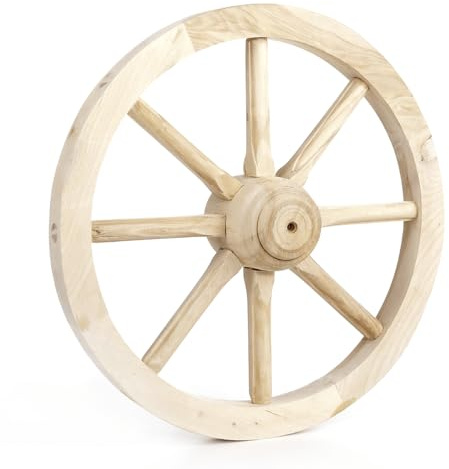 Deko Western-Wagenrad aus Holz 40 cm