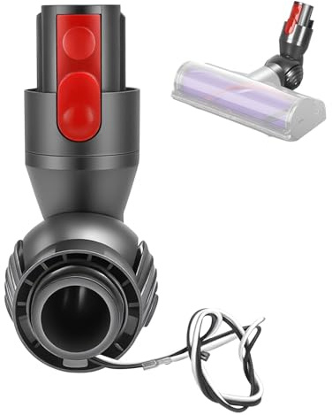 Odashen 50W Testina Spazzola a Guida Diretta per Dyson V8 SV10 V10 SV12 Aspirapolvere, Pezzo di Ricambio per Accessori Aspirapolvere a Guida Diretta