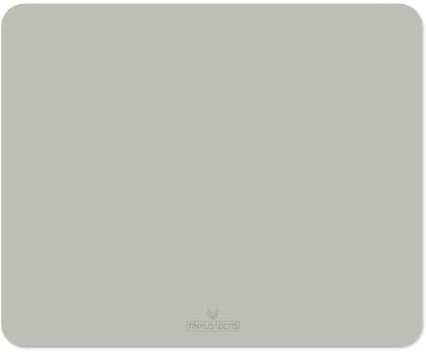 TINYLOADERS Hochwertige Bodenmatte zur Unterlege Hochstuhl Kinderstuhl Kinder Spielmatte Spritzmatte für Kunst waschbare Entwöhnungsmatte wasserdichter Rutschfester Bodenschutz 110 x 95 cm Grau