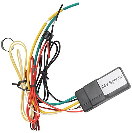 Antidémarrage de Voiture, Alarme Sonore d'immobilisation 2,4 GHz, Verrouillage du Moteur de Détournement pour Voiture 24 V, Camion, Bus, Camping-Car, Antidémarrage avec Mode