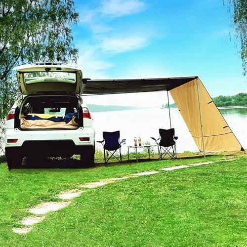 YZMJXNYY Toldo Impermeable para Coche, Toldo Camper, Toldo Furgoneta, Toldo Lateral, Tienda de Campaña, para Coches, SUV, Caravanas, Exteriores, Camping(2.5x3m/98.4x118.1in)