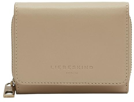 LIEBESKIND Berlin Geldbörse Damen „Pablita“ Leder I Geldbörse Damen groß I viel Platz, viele Fächer & Münzfach I Leder Portmonaie Damen I Damengeldbörse klein mit RFID-Schutz