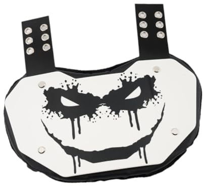 rockible Football Backplate, Professioneller Jugend-Fußball-Rückenprotektor, Football Back Pad, Rugby Back Pads Atmungsaktiv, Rückenprotektor Hochschlagfester Schutzteller für Trainingsspieler