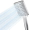 VOXON Shower Head, High Pressure Shower Heads with 6 Spray Modes, Power Water Saving ShowerHead, Universal Square Shower Head, Handheld Large Rain Shower Heads for Low Water Pressure, Silver