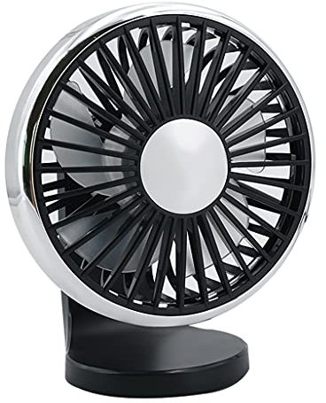 LfrXtra Ventilador USB, para 5 V, alimentado por USB, 3 velocidades, para salpicadero de coche, ventilador de escritorio para SUV, vehículos, hogar, camping al aire libre