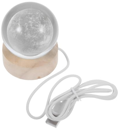DONFAMDS Moon Crystal Ball Star Projector 6cm Led Night Light Romantic Bedroom Atmosphere Lamp Home Theater Decorative Lighting