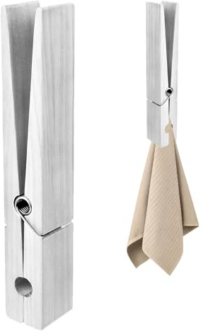 Mollette da bucato giganti per asciugamani | Mollette in legno per asciugamani da spiaggia | Clip forti per appendere il bucato | Mollette versatili per stendibiancheria, bagni, piscine, viaggi e uso