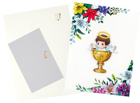 Générique Biglietti d'auguri di battesimo | Regalo di festa prenatale per ragazzo e festa di ricordo, famiglia, amici, genitori, ragazze